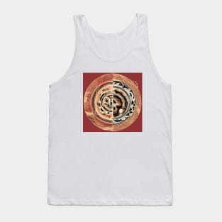 Coffee Decaf Pattern Vogue Art Artsy Vintage Tank Top